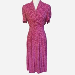 Women's Red and Burgundy Dress